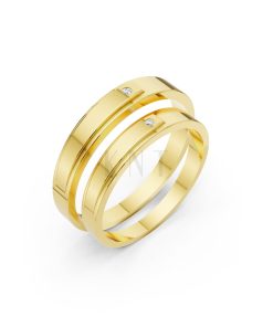 Nhẫn cưới TG7 Vàng Gold thiết kế tinh tế, sang trọng