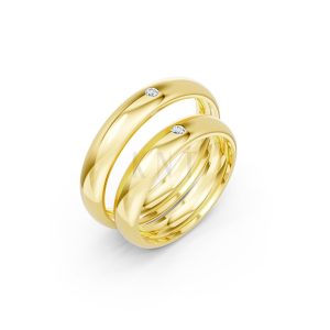 Nhẫn cưới TG8 Vàng Gold thiết kế tinh tế, sang trọng