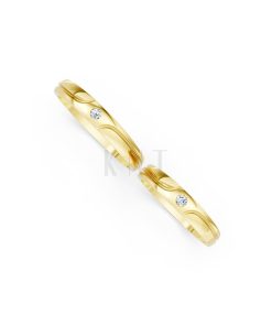 Nhẫn cưới TG9 Vàng Gold thiết kế tinh xảo, độc đáo