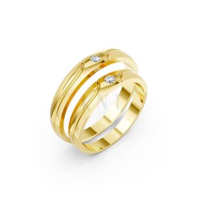 Nhẫn cưới TG9 Vàng Gold thiết kế tinh tế, sang trọng