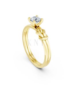 Nhẫn đính hôn đá cao cấp R326 – Aaliyah màu Vàng Gold vàng 10K/14K/18K/607 cao cấp, thanh lịch