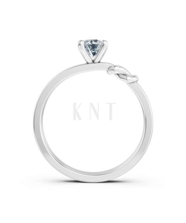 Nhẫn đính hôn đá cao cấp R326 – Aaliyah màu vàng trắng White Gold vàng sáng bóng, thiết kế trẻ trung