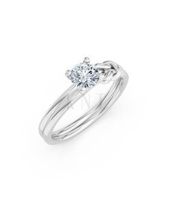 Nhẫn đính hôn đá cao cấp R326 – Aaliyah màu vàng trắng White Gold kiểu dáng hiện đại, nổi bật