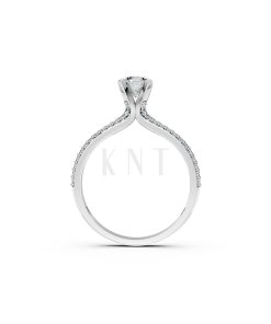 Nhẫn đính hôn R350 bản nhẫn thanh mảnh mềm mại