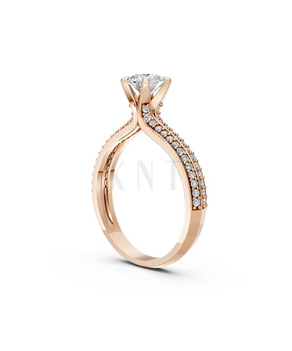 Nhẫn đính hôn R350 là món quà ý nghĩa cho quý cô