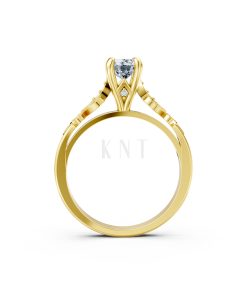 Nhẫn đính hôn đá US R355 – ALICE màu Vàng Gold vàng 10K/14K/18K/607 cao cấp, thanh lịch