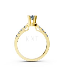 Nhẫn đính hôn R356 – ALEXANDRA màu Vàng Gold vàng 10K/14K/18K/607 cao cấp, thanh lịch