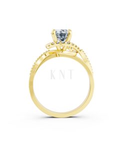 Nhẫn đính hôn Hy Lạp R367 – MOIRAI màu Vàng Gold vàng 10K/14K/18K/607 cao cấp, thanh lịch