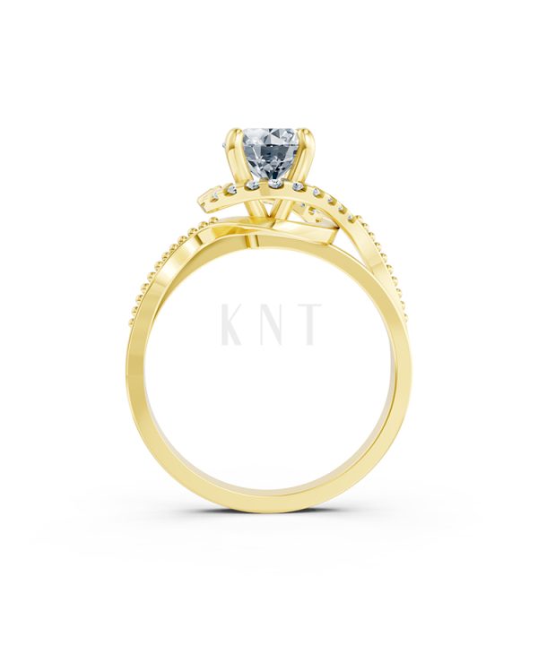 Nhẫn đính hôn Hy Lạp R367 – MOIRAI màu Vàng Gold vàng 10K/14K/18K/607 cao cấp, thanh lịch