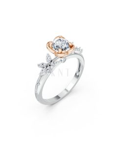 NHẪN ĐÍNH HÔN SEOUL R441 phối màu Dual Color họa tiết ấn tượng, cá tính