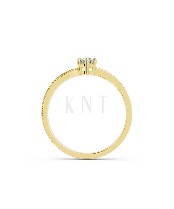 Nhẫn đính hôn R448 bản nhẫn nhỏ thoải mái khi đeo