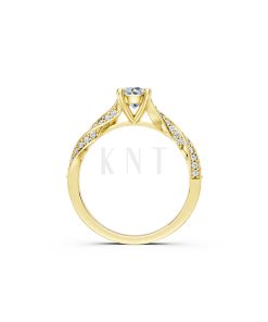 Nhẫn đính hôn R449 phù hợp với nhiều kiểu dáng tay