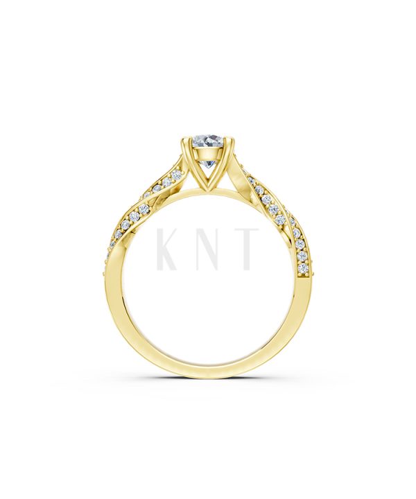 Nhẫn đính hôn R449 phù hợp với nhiều kiểu dáng tay