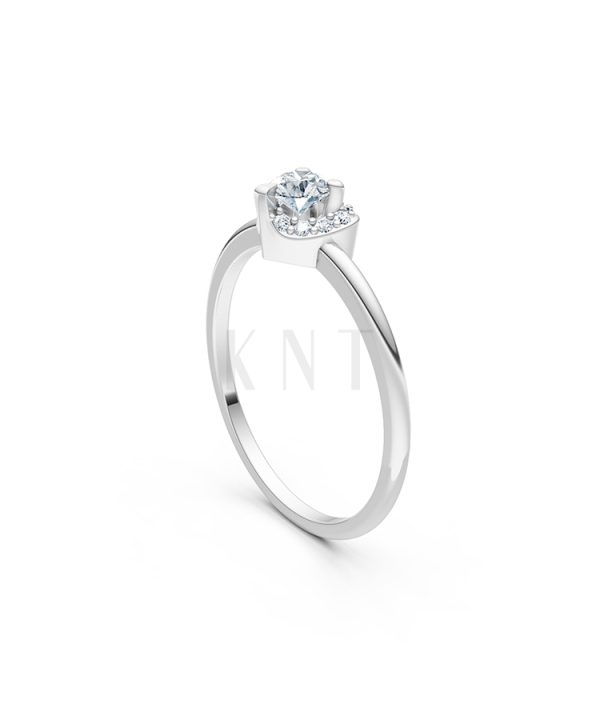 Nhẫn đính hôn R453 phù hợp với nhiều kiểu dáng tay