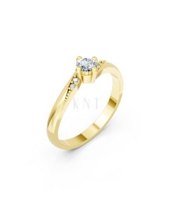NHẪN ĐÍNH HÔN R459 màu Vàng Gold thiết kế tinh tế, sang trọng