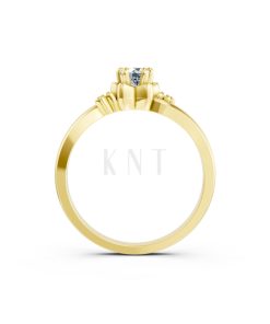 NHẪN ĐÍNH HÔN R462 màu Vàng Gold vàng 10K/14K/18K/607 cao cấp, thanh lịch