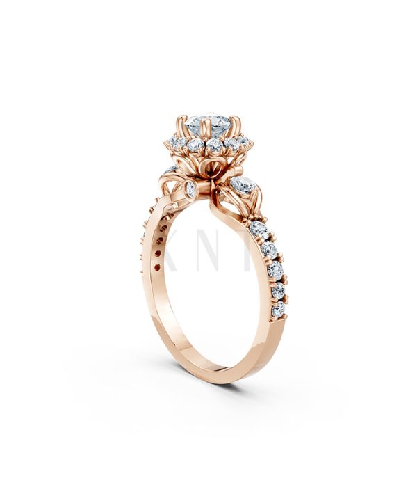 Nhẫn đính hôn R476 là món quà ý nghĩa cho ngày cầu hôn