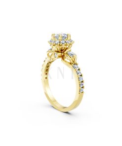 Nhẫn đính hôn R476 thiết kế thoải mái khi đeo