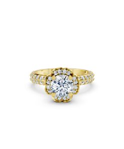 Nhẫn đính hôn Paris TBR16 Vàng Gold thiết kế tinh xảo, độc đáo