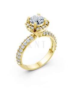 Nhẫn đính hôn Paris TBR16 Vàng Gold thiết kế tinh tế, sang trọng