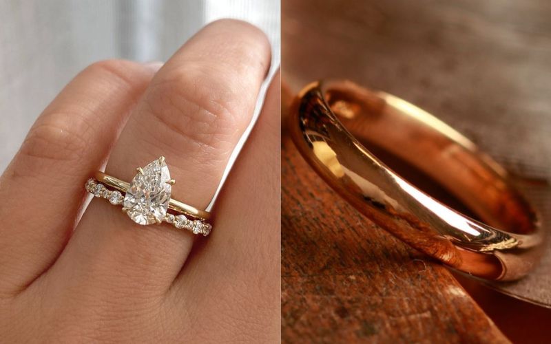 Vàng 607 được ưa chuộng trong chế tác trang sức như nhẫn cưới, vòng tay, dây chuyền