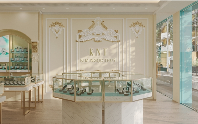 Showroom nhẫn cưới KNT với đa dạng mẫu mã nhẫn cưới, nhẫn cầu hôn