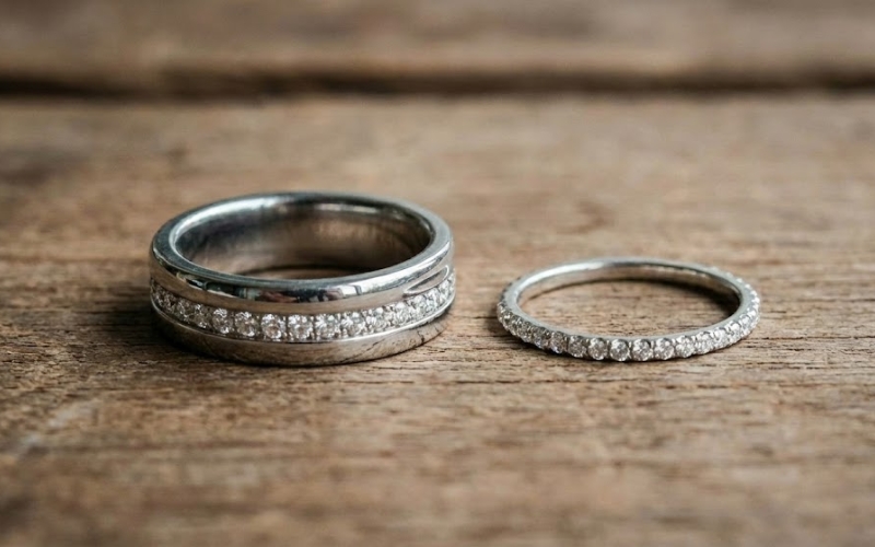 Độ rộng bản nhẫn và độ dày thành nhẫn ảnh hưởng đến cảm giác đeo