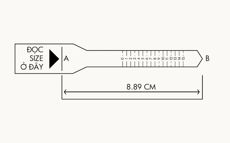 Đo ni nhẫn bằng vòng đo nhẫn