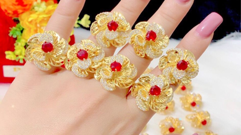 Mạ vàng được dùng nhiều nhất trong lĩnh vực trang sức