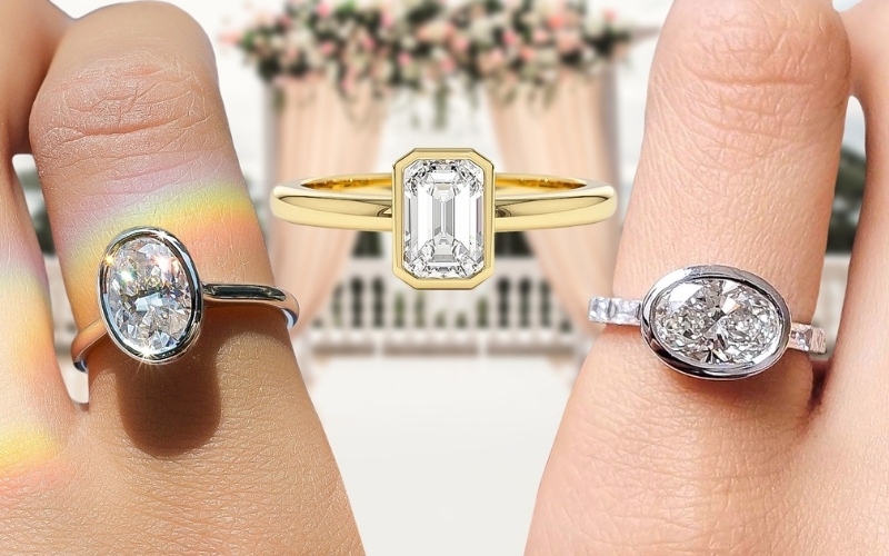 Nhẫn Bezel phù hợp với cả nam và nữ, và có thể được đeo trong nhiều dịp khác nhau