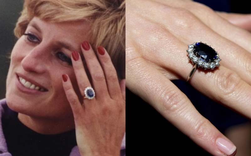 Nhẫn đính hôn của Công nương Diana
