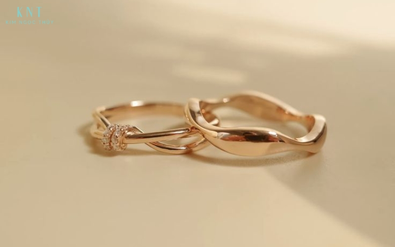 Nhẫn cưới vàng 17K là lựa chọn tinh tế, cân bằng giữa vẻ đẹp và ngân sách