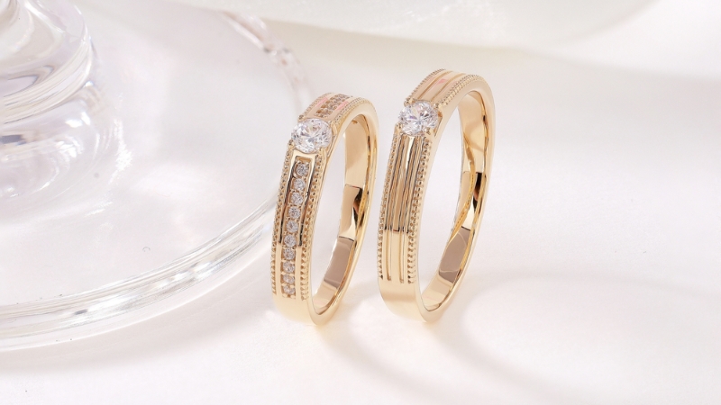 Bạn có thể lựa chọn đa dạng các loại nhẫn cưới tại KNT