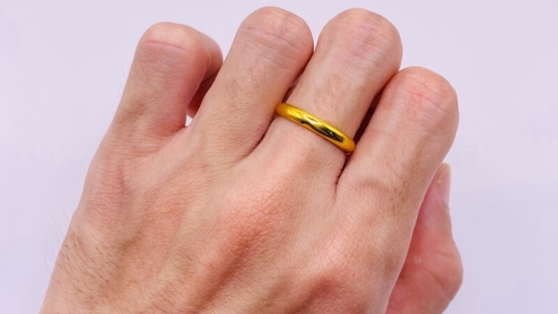 Vàng 999 có màu vàng đậm nổi bật