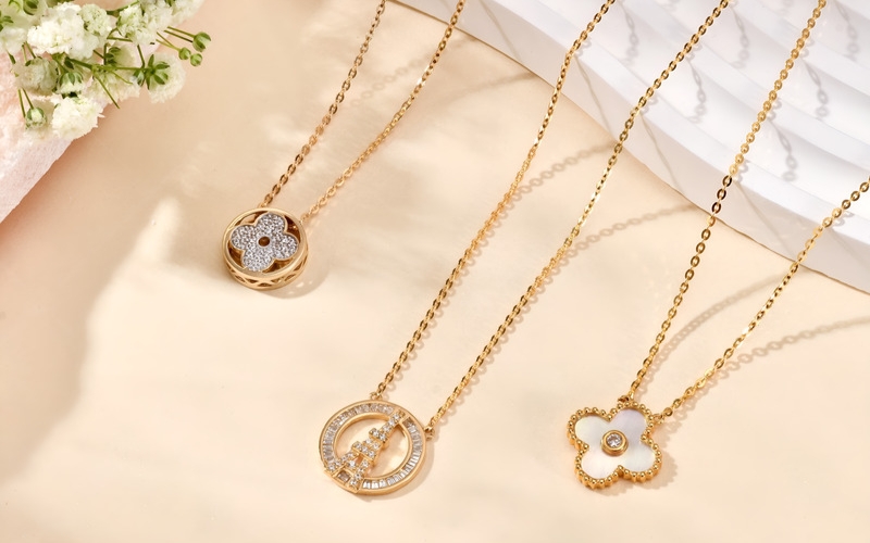 Vàng tây 10K, 14K và 18K được ưa chuộng trong làm trang sức 