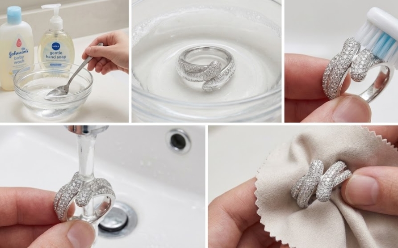 Vệ sinh nhẫn Bypass an toàn tại nhà
