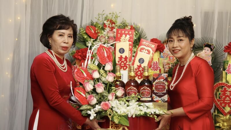 Lễ đen là cách nhà trai bày tỏ lòng cảm ơn đối với cha mẹ cô dâu