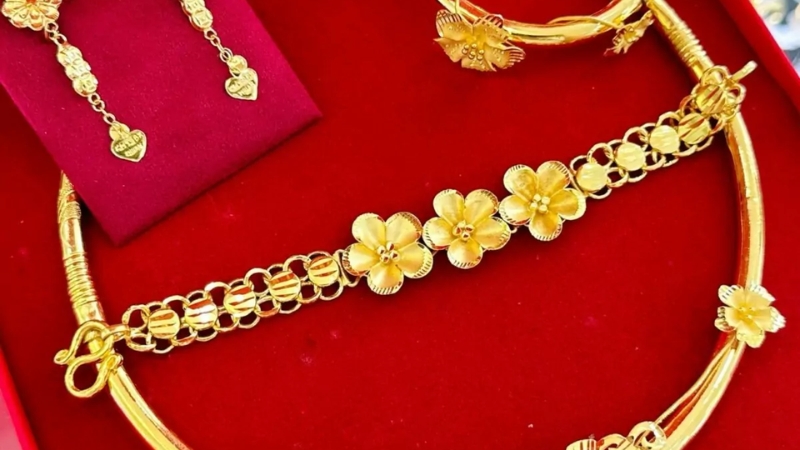 Lắc tay vàng 22K sang trọng
