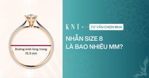Nhẫn size 8 là bao nhiêu mm? Bảng size chuẩn và cách đo ni tay