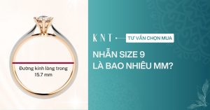Nhẫn size 9 là bao nhiêu mm? Bảng size chuẩn và cách đo ni tay