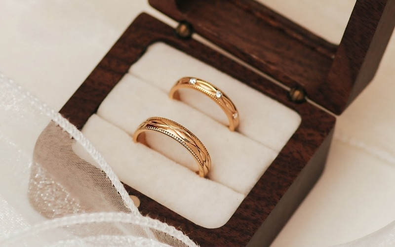Bảo quản nhẫn cưới trong hộp sau khi sử dụng