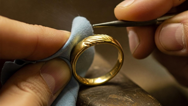 Để nhẫn chắc chắn, bạn nên đem nhẫn đi bảo dưỡng định kỳ