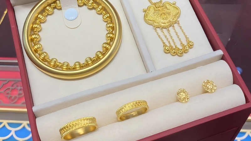 Vàng 24K là loại vàng cũng thường được dùng để làm của hồi môn