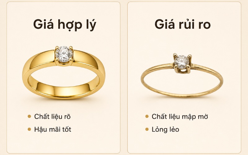 Bạn cần phân biệt giá hợp lý và giá rủi ro