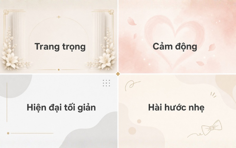 Bốn phong cách phổ biến