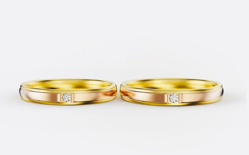 Vàng 18K thường thu hút người mua nhờ sắc vàng đậm