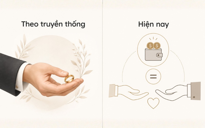 Nhẫn cưới ai mua thường được hiểu theo cách phổ biến là nhà trai hoặc chú rể đứng ra chuẩn bị