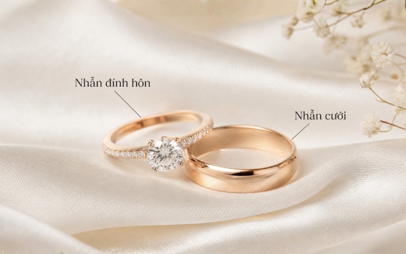 Nhẫn đính hôn là chiếc nhẫn thường được trao khi cầu hôn hoặc trong giai đoạn đính ước