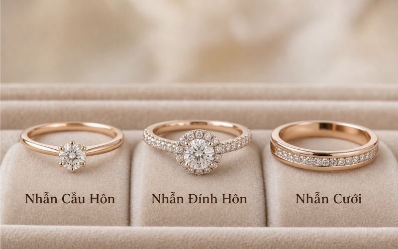 Mỗi loại nhẫn lại có cách đeo khác nhau