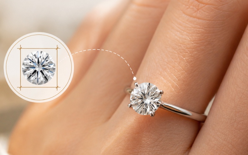 1 carat là trọng lượng chứ không phải là kích thước của viên kim cương